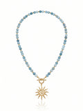 Kaia Blue Glow – Aquamarine Necklace
