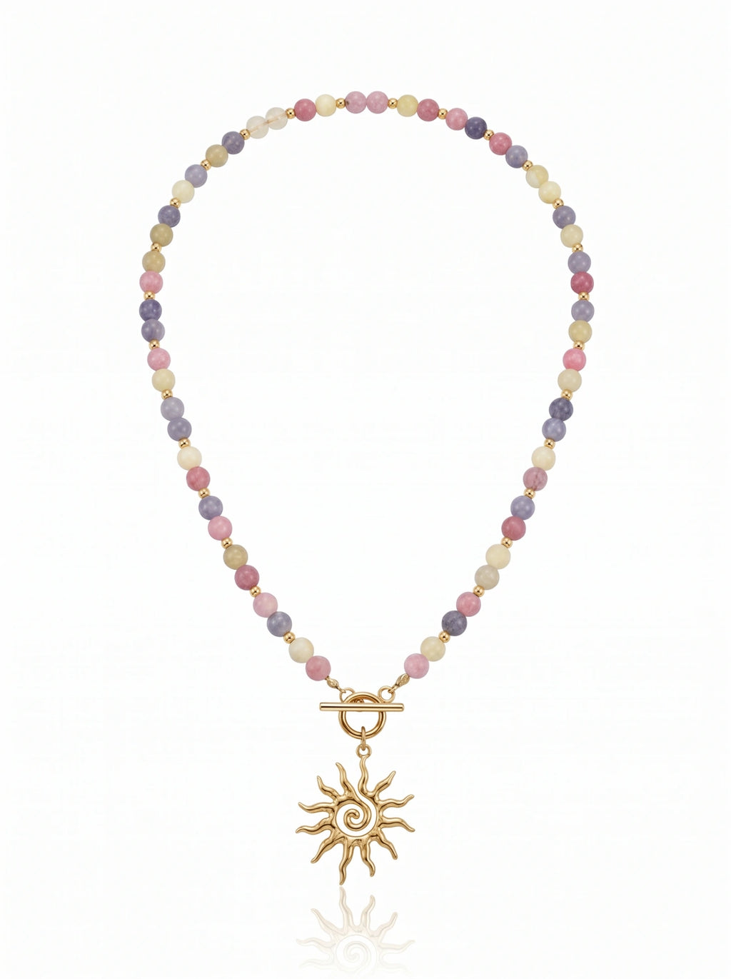 Kaia Sunlit Pastel – Pastel Jade Necklace