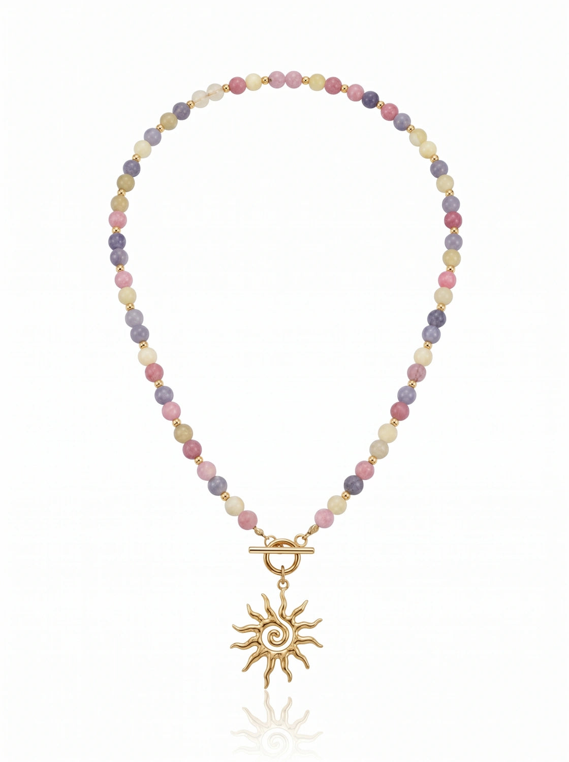 Kaia Sunlit Pastel – Pastel Jade Necklace