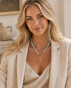Kaia Blue Glow – Aquamarine Necklace
