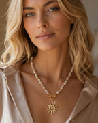 Kaia Golden Dawn – Sunstone Necklace