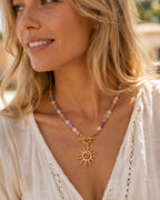 Kaia Sunlit Pastel – Pastel Jade Necklace