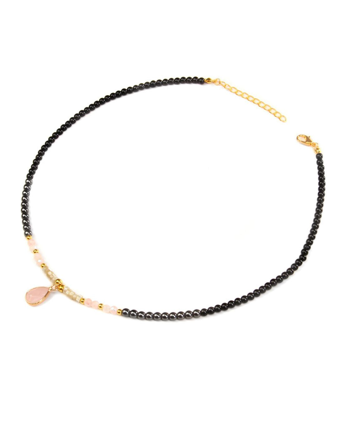 Naya Rose Quartz Necklace